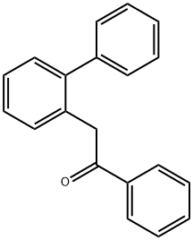 Ethanone, 2-[1,1'-biphenyl]-2-yl-1-phenyl- 结构式
