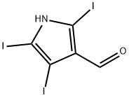1H-Pyrrole-3-carboxaldehyde, 2,4,5-triiodo- 结构式