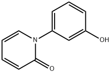 1-(3-hydroxyphenyl)-1,2-dihydropyridin-2-one 结构式