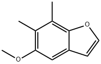 Benzofuran, 5-methoxy-6,7-dimethyl- 结构式