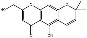 Greveichromenol 结构式