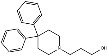 1-Piperidinepropanol, 4,4-diphenyl- 结构式