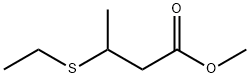 Butanoic acid, 3-(ethylthio)-, methyl ester 结构式