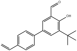 4-HYDROXY-5-TERT-BUTYL-4'-VINYLBIPHENYL-3-CARBALDEHYDE 结构式