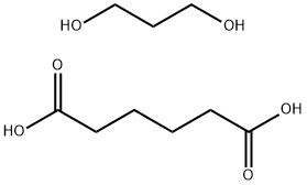 聚(1,3-丙二醇己二酸酯) 结构式