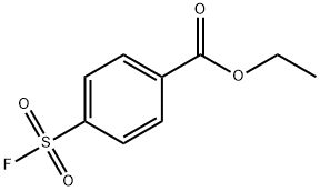 Benzoic acid, 4-(fluorosulfonyl)-, ethyl ester 结构式