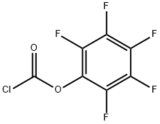 氯甲酸(五氟苯基)酯 结构式