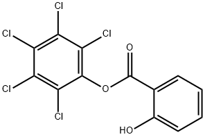 Benzoic acid, 2-hydroxy-, 2,3,4,5,6-pentachlorophenyl ester 结构式