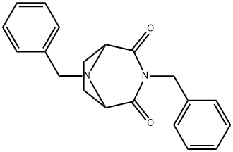 3,8-dibenzyl-3,8-diazabicyclo[3.2.1]octane-2,4-dione 结构式