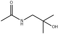 N-(2-hydroxy-2-methylpropyl)acetamide 结构式
