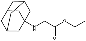 2-[(金刚烷-1-基)氨基]乙酸乙酯 结构式