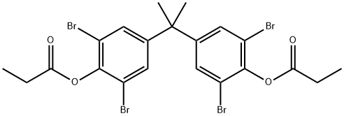 3,3',5,5'-TETRABROMOBISPHENOL A BISPROPIONATE 结构式