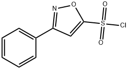3-苯基-5-异噁唑磺酰氯 结构式