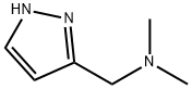 N,N-Dimethyl-1-(3-pyrazolyl)methanamine 结构式