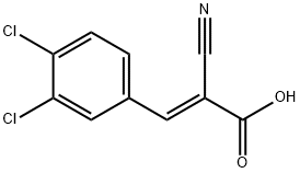 2-Propenoic acid, 2-cyano-3-(3,4-dichlorophenyl)-, (E)- (9CI) 结构式