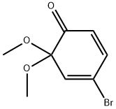 2,4-Cyclohexadien-1-one, 4-bromo-6,6-dimethoxy- 结构式