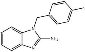 1H-Benzimidazol-2-amine, 1-[(4-methylphenyl)methyl]- 结构式
