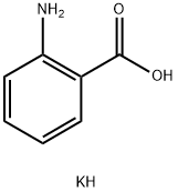Benzoic acid, 2-amino-, potassium salt (1:1) 结构式