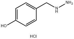 4-(肼基甲基)苯酚盐酸盐 结构式