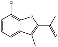 1-(7-溴-3-甲基苯并[B]噻吩-2-基)乙酮 结构式