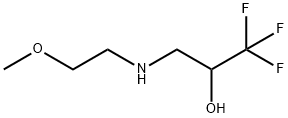 2-Propanol, 1,1,1-trifluoro-3-[(2-methoxyethyl)amino]- 结构式