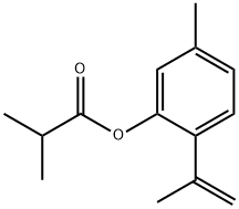 8,9-Dehydrothymol isobutyrate 结构式