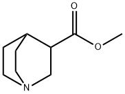 1-Azabicyclo[2.2.2]octane-3-carboxylic acid methyl ester 结构式