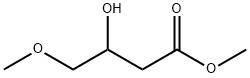 Butanoic acid, 3-hydroxy-4-methoxy-, methyl ester 结构式