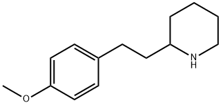 Piperidine, 2-[2-(4-methoxyphenyl)ethyl]- 结构式