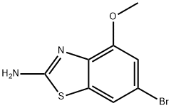 6-溴-4-甲氧基苯并[D]噻唑-2-胺 结构式