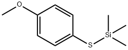 Benzene, 1-methoxy-4-[(trimethylsilyl)thio]- 结构式