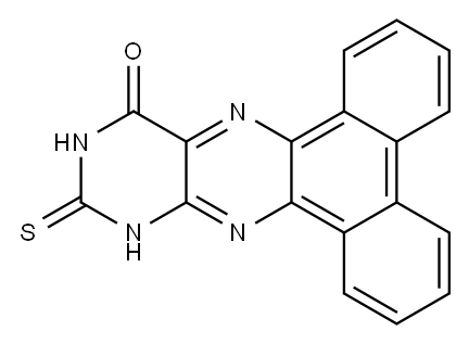 Phenanthro[9,10-g]pteridin-13(10H)-one, 11,12-dihydro-11-thioxo- 结构式