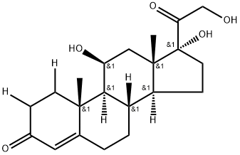 HYDROCORTISONE-(1,2-3H(N)) 结构式