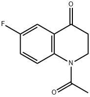 4(1H)-Quinolinone, 1-acetyl-6-fluoro-2,3-dihydro- 结构式