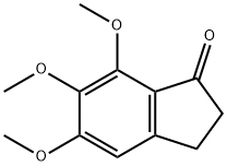 1H-Inden-1-one, 2,3-dihydro-5,6,7-trimethoxy- 结构式