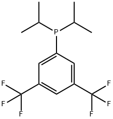 3,5-Bis(trifluoromethyl)phenyldiisopropylphosphine 结构式