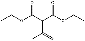 Propanedioic acid, 2-(1-methylethenyl)-, 1,3-diethyl ester 结构式