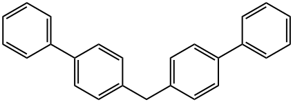 1,1'-Biphenyl, 4-([1,1'-biphenyl]-4-ylmethyl)- 结构式