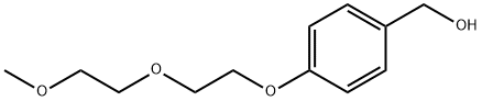 {4-[2-(2-甲氧基乙氧基)乙氧基]苯基}甲醇 结构式