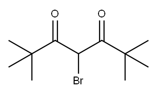 3,5-Heptanedione, 4-bromo-2,2,6,6-tetramethyl- 结构式