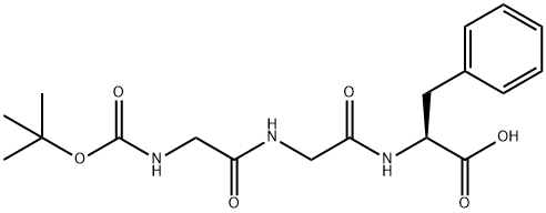 BOC-GLY-GLY-PHE-OH 结构式