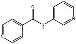 N-(吡啶-3-基)吡啶-4-甲酰胺 结构式