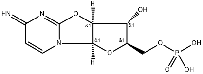 环胞苷-5'-单磷酸 结构式