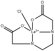 Lanthanum,chloro[[N,N'-1,2-ethanediylbis[glycinato]](2-)-N,N',O,O']-(9CI) 结构式