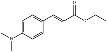 3-[4-(二甲氨基)苯基]2-丙烯酸乙酯(2E) 结构式