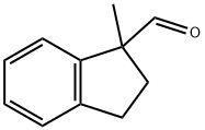 1H-Indene-1-carboxaldehyde, 2,3-dihydro-1-methyl- 结构式