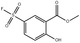 5-(氟磺酰基)-2-羟基苯甲酸甲酯 结构式
