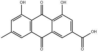 6-甲基大黄酸 结构式