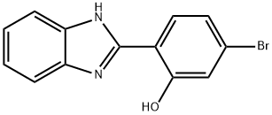 2-(1H-苯并[D]咪唑-2-基)-5-溴苯酚 结构式