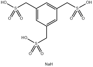 Sodium 1,3,5-trimethylbenzene sulfonate 结构式